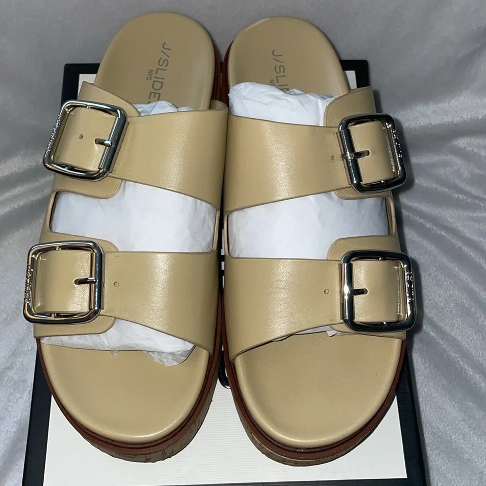 NWT J/SLIDES BELINDA Sand Sandal - Picture 9 of 16